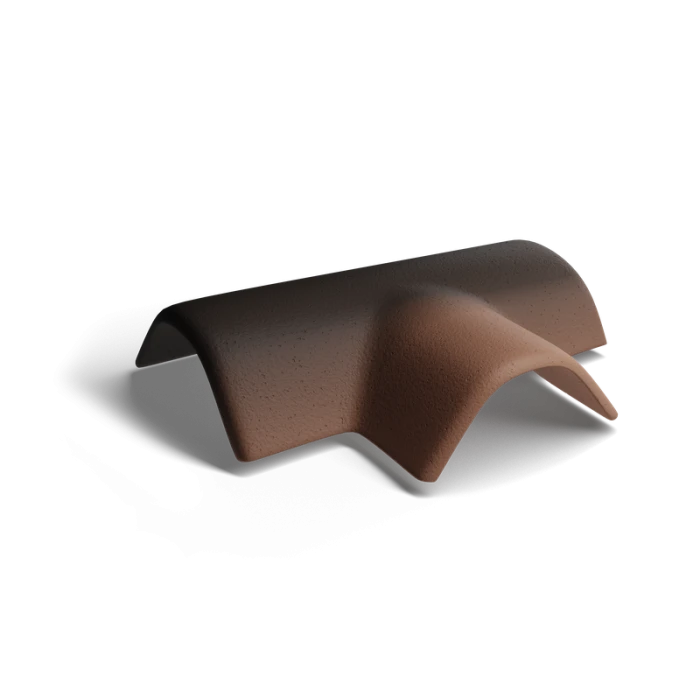 Т-образная черепица Antik Коричневый (осенний лист) Kriastak