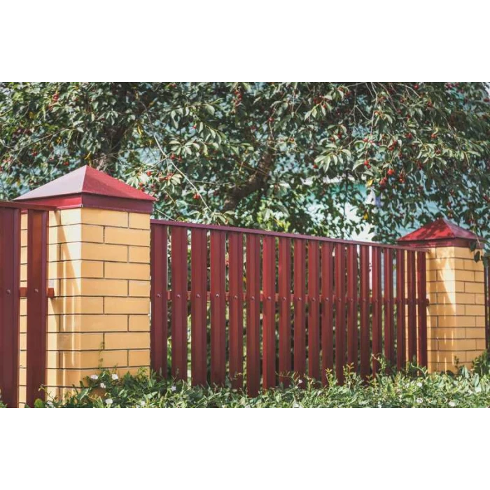 Штакетник М-образный В Grand Line 0,45 Полиэстер RR 32 Темно-Коричневый