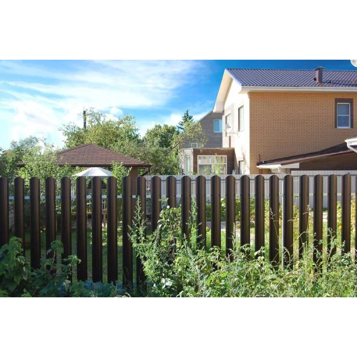 Штакетник М-образный А фигурный Grand Line 0,4 Полиэстер RAL 9003 Сигнальный Белый